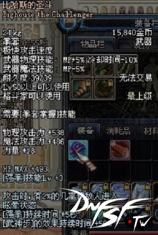 _格斗家100级武器改版_格斗家史诗武器排行
